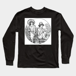 Tom Sawyer and Huck Long Sleeve T-Shirt